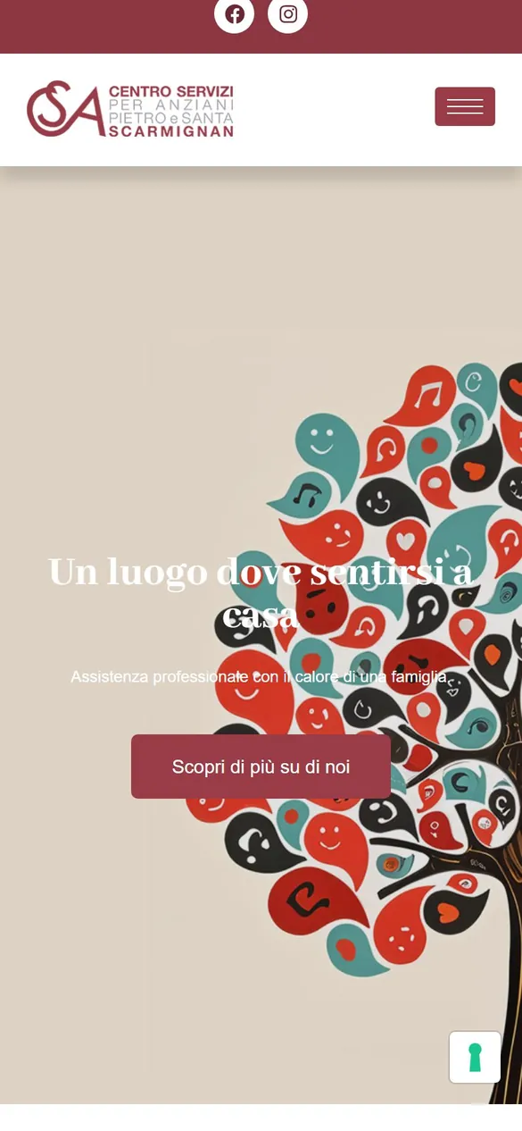 Il lavoro per CSA Scarmignan aperto sul telefono