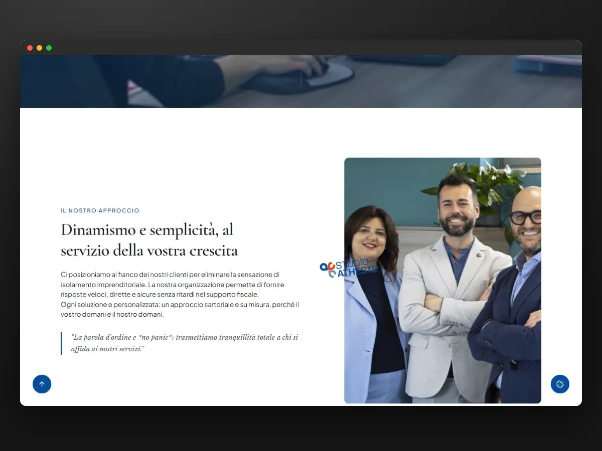 La presentazione dello Studio Atheste con i soci