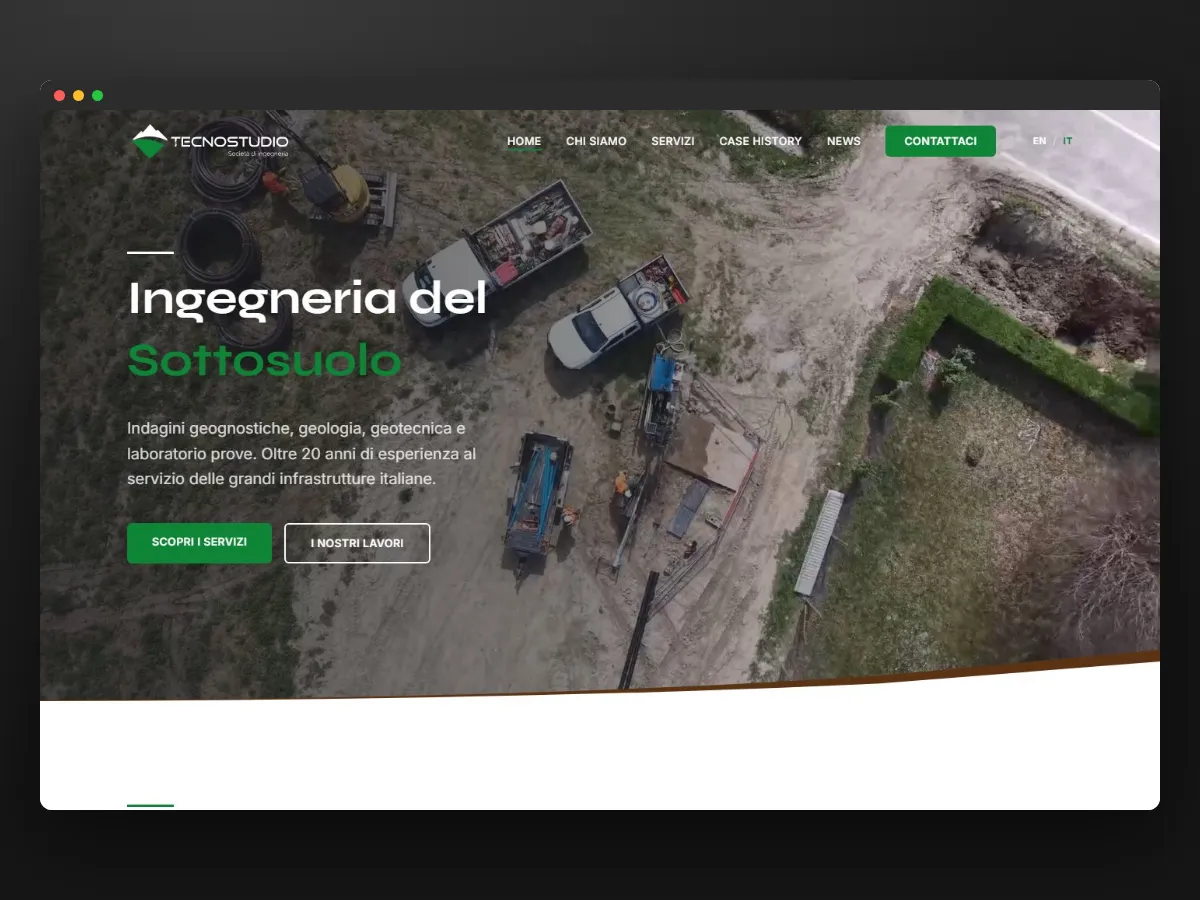 La testata del sito Tecnostudio
